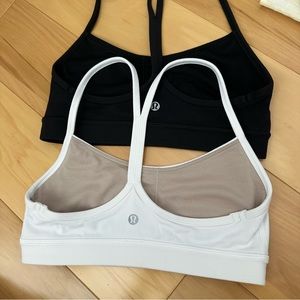Lululemon Flow Y Bra Nulu
Light Support- set of two black and white